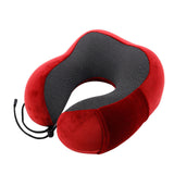 Travel U Shape Pillow Neck Foam Pillow Cushion - Nap Pillows for Sleep for Airplane Car Flight Head Chin Support