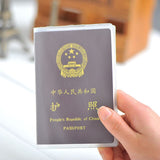 Travel Transparent Passport Cover Waterproof Antifouling Passport Holder