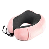 Travel U Shape Pillow Neck Foam Pillow Cushion - Nap Pillows for Sleep for Airplane Car Flight Head Chin Support